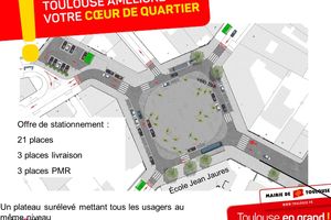 Décision du Maire pour l'aménagement de la place du Busca