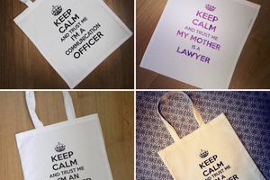 Quelques tote bags personnalisés