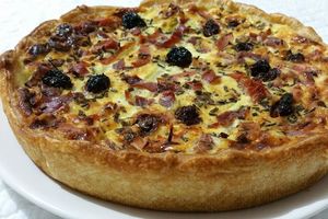 Tarte Asperge, Jambon cru & Tomates séchées
