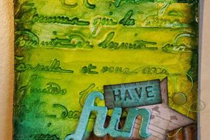 Tutoriel : Réalisation d'un fond "mixed media"