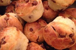Mini Brioches aux pépites de chocolat