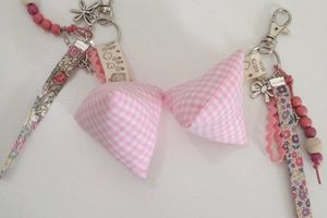 DIY - des porte-clés grigri girly