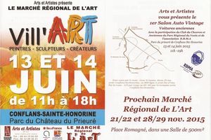 A Conflans –Ste – Honorine : Vill’Art 13 et 14 juin 2015