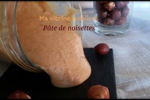 Pâte de noisettes