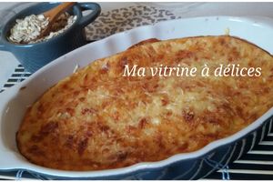 Gratin de courgettes à la crème d'avoine