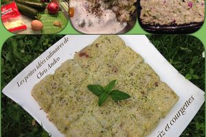 Gâteau de riz et courgette