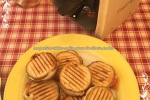 Toasts poulet & crudités