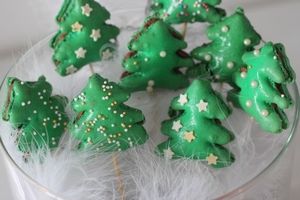 Macarons Sapin de Noël