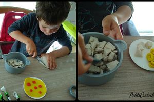 Pâte à modeler : dînette