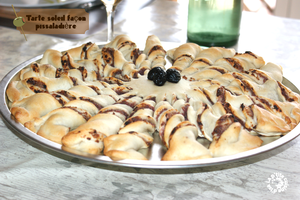 Tarte soleil façon pissaladière (Thermomix)