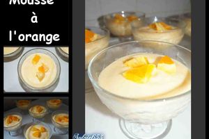 Mousse à l'orange