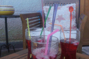 Thé glaçé à la framboise de chez ALVEUS