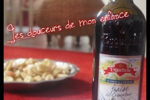 Salade de banane au sirop de fraise Eyguebelle