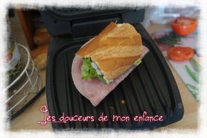 Panini léger et gourmand avec point ww