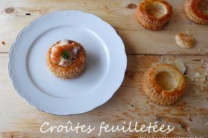 Croûtes feuilletées pour bouchées à la reine (vol au vent)