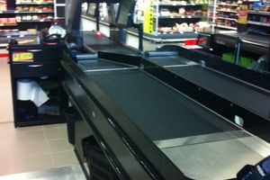 Test Caisse scanner 360 à Auchan AEROVILLE