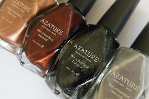 AZATURE Black Diamond Nail Lacquer