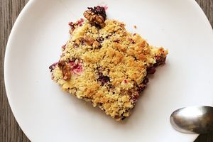 Crumble Pommes Fruits rouges