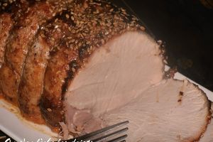 Roti de porc Tandori à la mayonnaise à ma façon