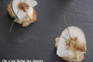 Tartinade d'oeufs au radis noir pour le SBC8