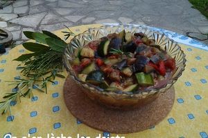 Recette de la ratatouille.