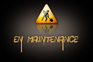 Blog en maintenance