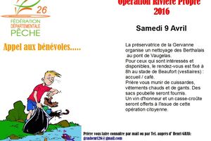 Opération rivière propre 2016
