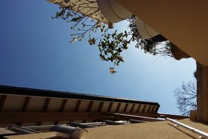 Terrasse vue d'en bas
