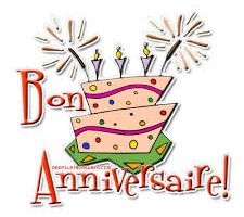 Anniversaire du mois d'octobre