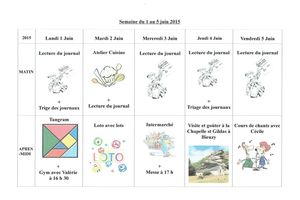 planning semaine 23