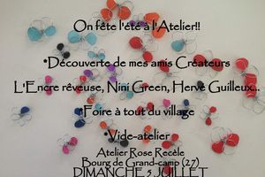 On fête l'été à l'atelier!! DIMANCHE 5 JUILLET