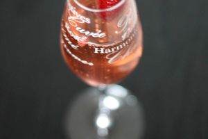 Soupe champenoise à la framboise