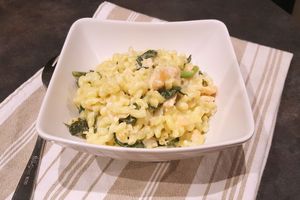 One pot pasta épinard et saumon fumé