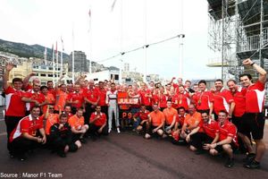Manor rend hommage à Jules Bianchi à Monaco