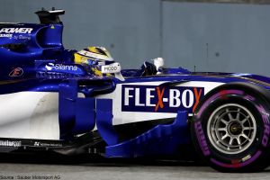 Flex Box de retour en F1 chez Sauber à Singapour