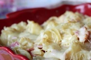 Gratin de pâtes à la vache qui rit®