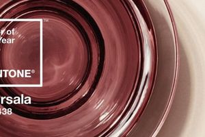 Nouvelle couleur Pantone - Marsala