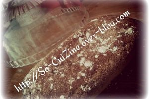 Cake au chocolat en poudre
