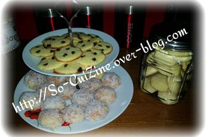 Petits gateaux fraise-coco