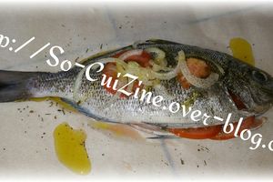 Daurades en papillotes aux Herbes