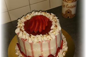 Layer Cake façon fraisier - Défi 5 SugarParis