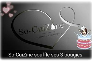 So-CuiZine souffle ses 3 bougies