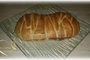 Tresse aux lardons et fromage maison