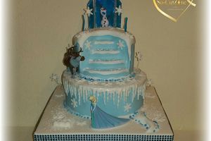 Cake design Frozen with Scrapcooking