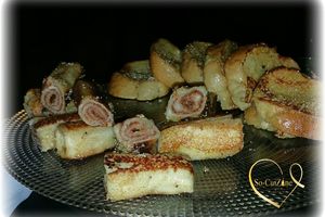 Pain perdu roulés