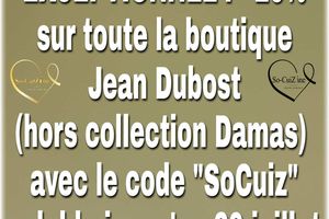 Code promo sur la boutique Jean Dubost