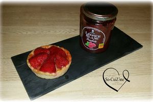 Tartelette à la framboise Léonce Blanc - Pâte sucrée de Christophe Felder