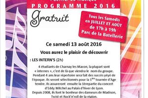 Montmerle:Les intern's sont en concert Samedi 13 août
