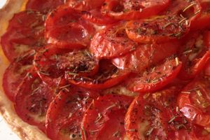 Tarte feuilletée à la tomate