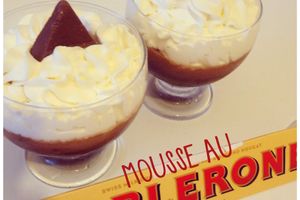 Verrines Mousse de Toblerone ®